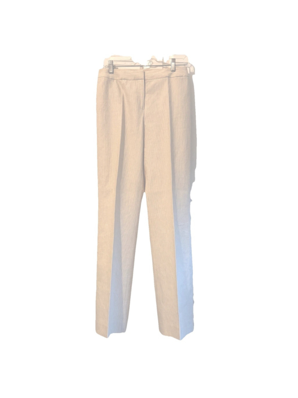 Lafayette 148 New York Pinstripe Beige/White Women’s Pant Suit Size 4 Reg $899 - Picture 2 of 16